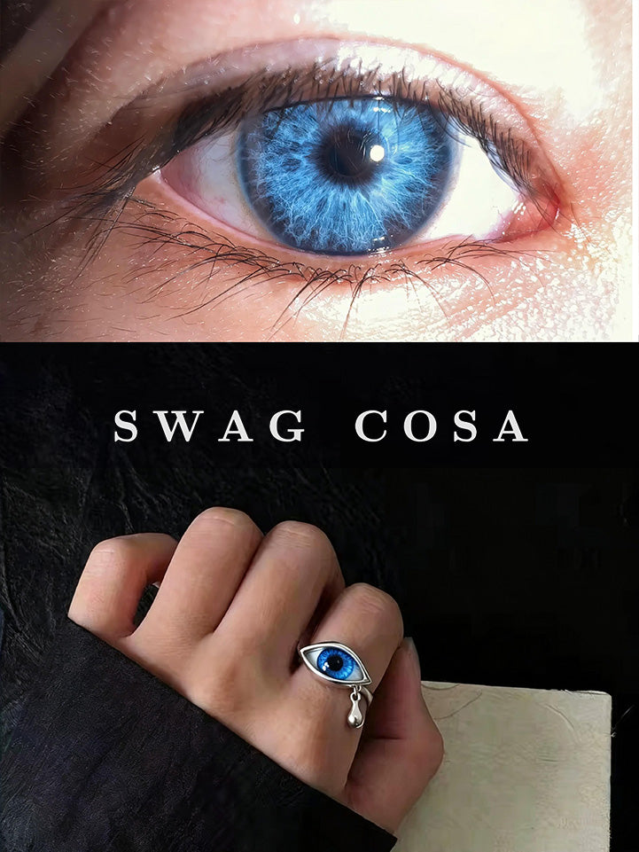 [Weeping Eye] Fashionable Unique Vintage Niche Jewelry Open-Ring