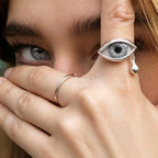 [Weeping Eye] Fashionable Unique Vintage Niche Jewelry Open-Ring