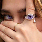 [Weeping Eye] Fashionable Unique Vintage Niche Jewelry Open-Ring