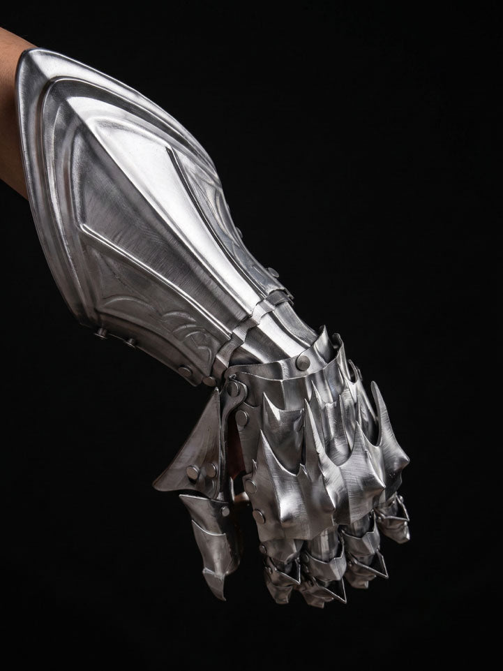 [Dragon Knight] Medieval Knight Hand Model Prop, Customizable Size, Armor, Vintage, Medieval, Gift, Hand of Ares